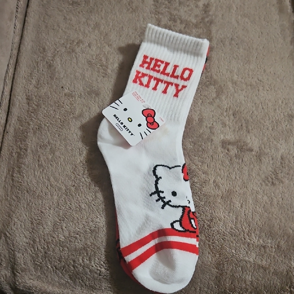 2 Pack Hello Kitty Crew Socks